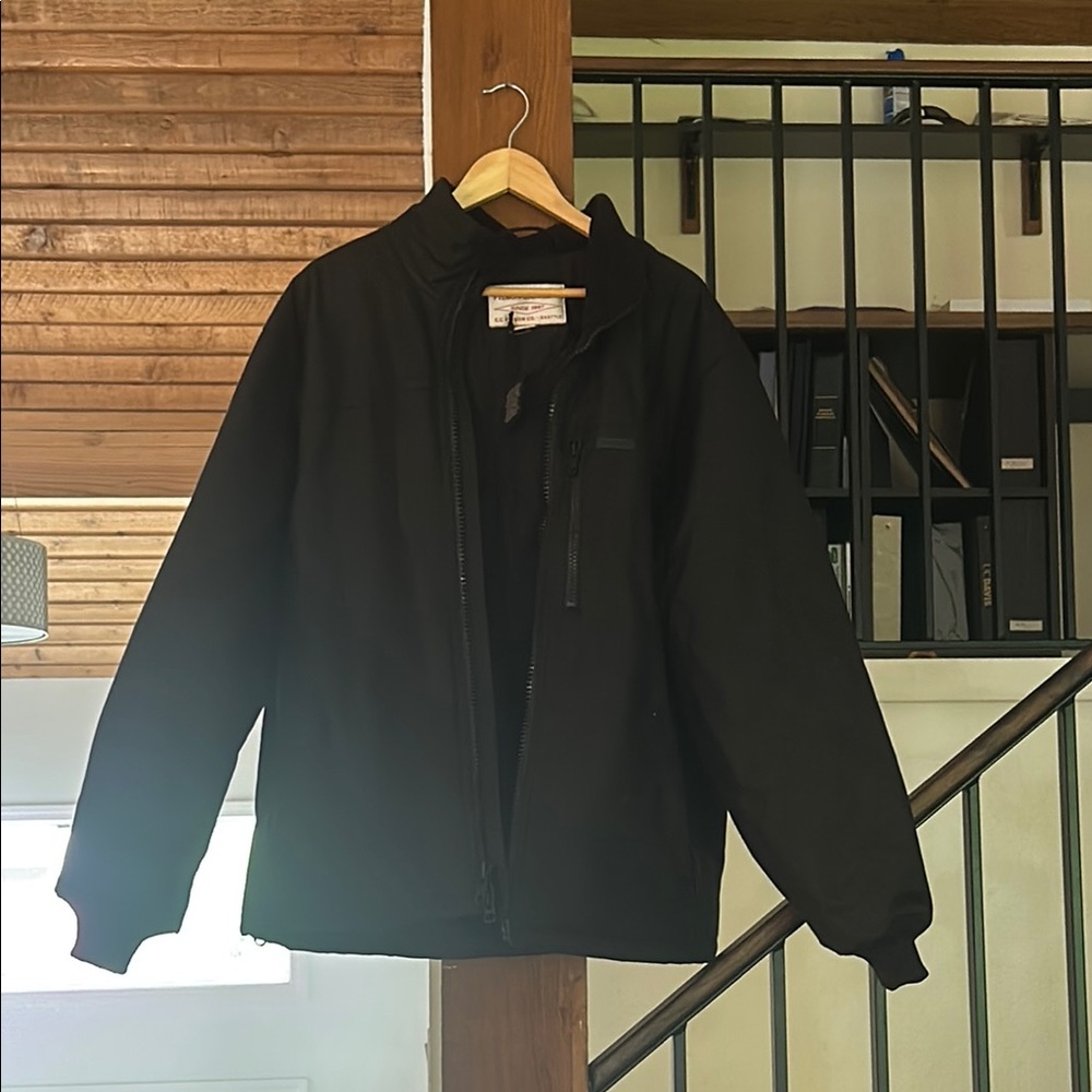 Filson Black Tin Cloth Primaloft Jacket